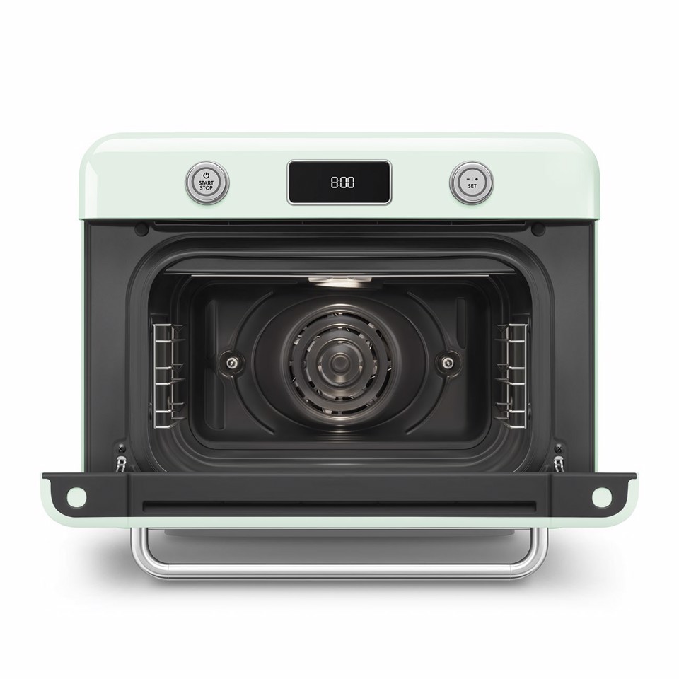 Smeg Forno combinato a vapore da appoggio 50's Style - Verde Pastello - COF01PGEU