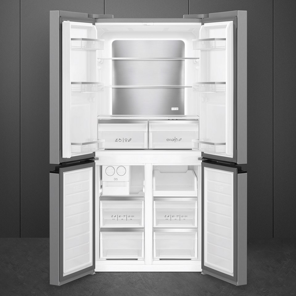 Smeg FQI48XD frigorifero side-by-side Libera installazione 488 L Antracite