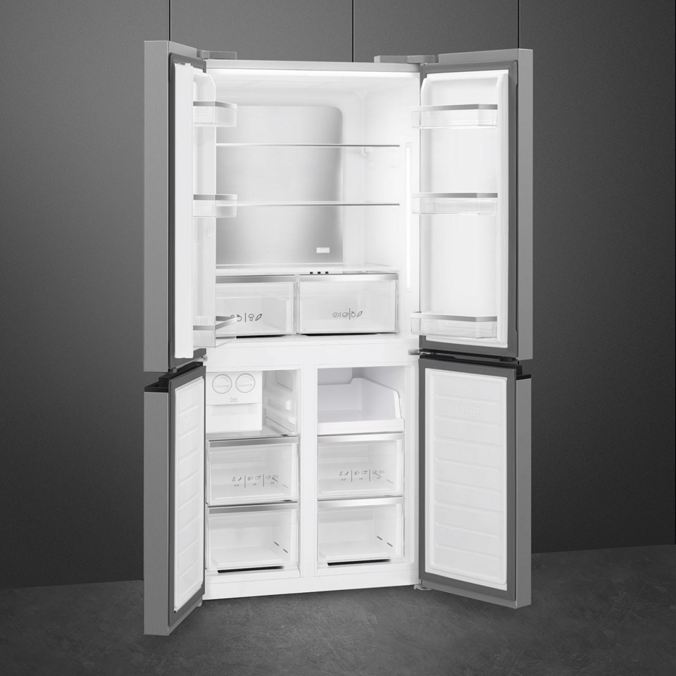 Smeg FQI48XD frigorifero side-by-side Libera installazione 488 L Antracite