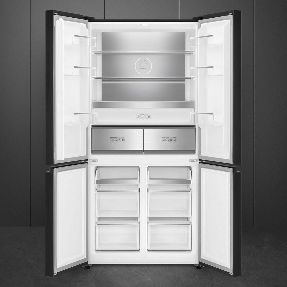 Smeg FQI60KD frigorifero side-by-side Libera installazione 522 L Nero