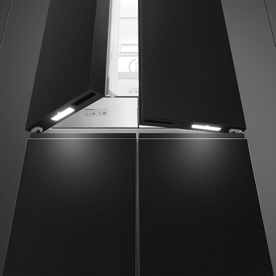 Smeg FQI60KD frigorifero side-by-side Libera installazione 522 L Nero