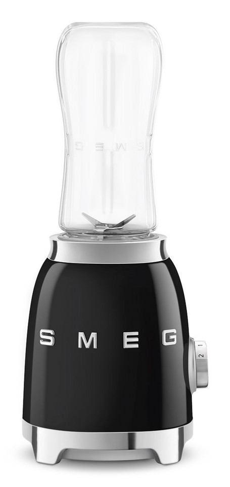 Smeg Frullatore Compatto 50's Style – Nero LUCIDO – PBF01BLEU