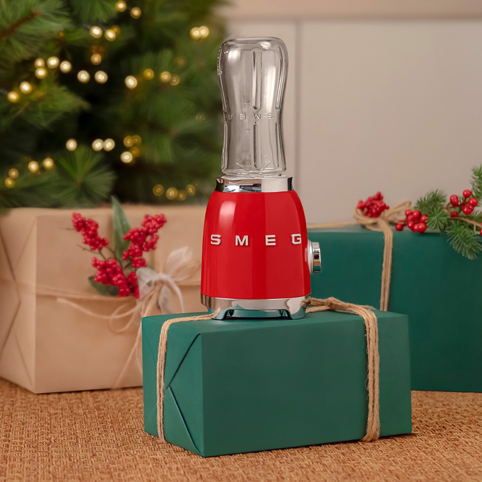 Smeg Frullatore Compatto 50's Style – Rosso LUCIDO – PBF01RDEU