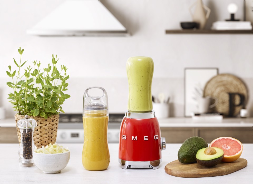 Smeg Frullatore Compatto 50's Style – Rosso LUCIDO – PBF01RDEU