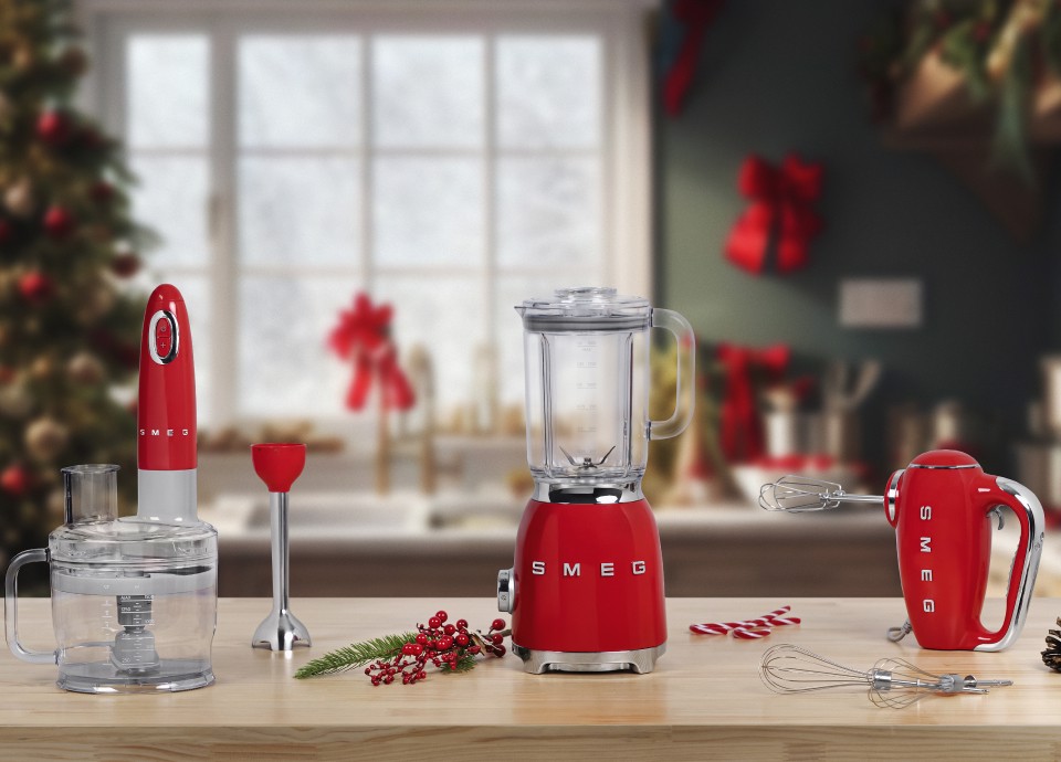 Smeg Frullatore da Tavolo 50's Style – Rosso LUCIDO – BLF03RDEU
