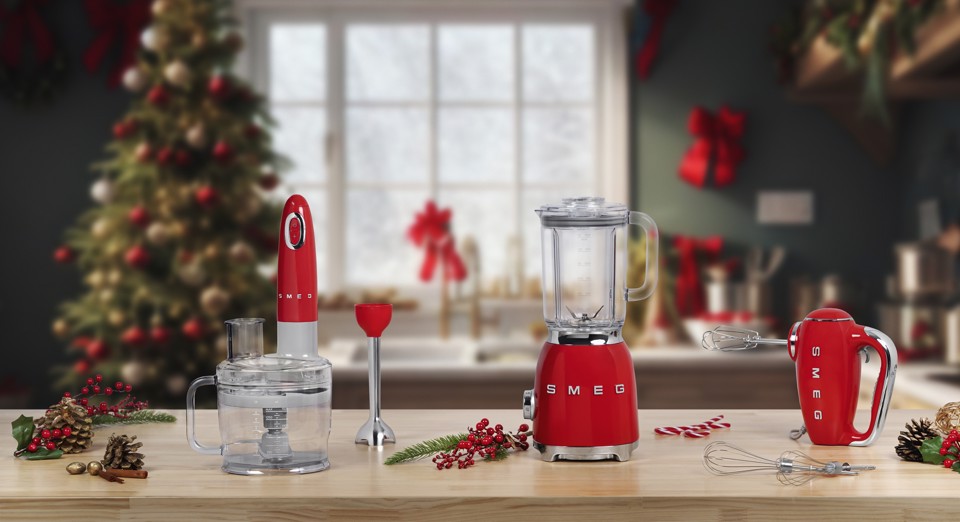 Smeg Frullatore da Tavolo 50's Style – Rosso LUCIDO – BLF03RDEU