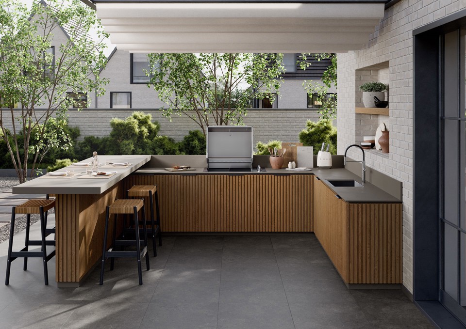 Smeg KBSF02WH posata da cucina e set di coltelli 6 pz Ceppo per coltelli con fessure