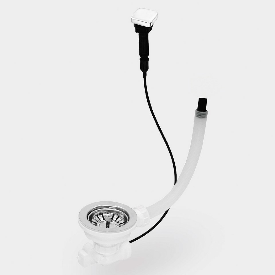 Smeg KITPOPUP2 accessorio idraulico per lavandino Acciaio inox, Bianco