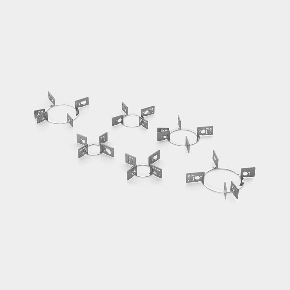 Smeg KPDSN100F accessorio e componente per piano cottura Acciaio inossidabile Kit di padelle