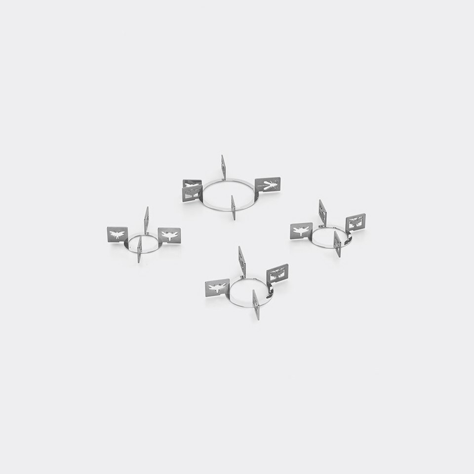 Smeg KPDSN60I accessorio e componente per piano cottura Acciaio inox Kit di padelle