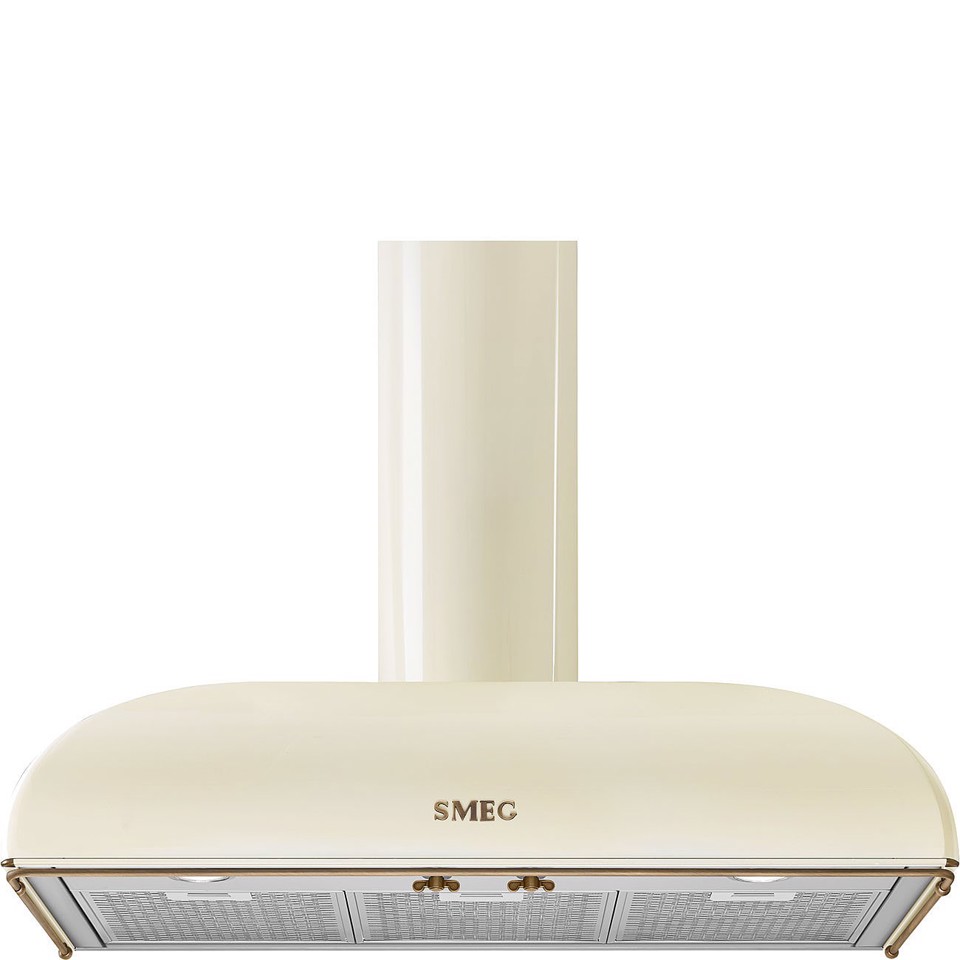 Smeg KS89POE cappa aspirante Cappa aspirante a parete Crema 820 m³/h A
