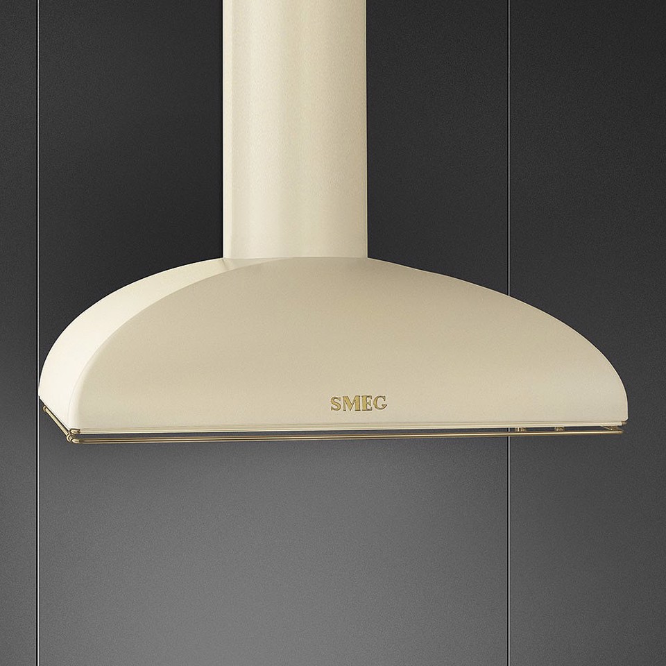 Smeg KS89POE cappa aspirante Cappa aspirante a parete Crema 820 m³/h A