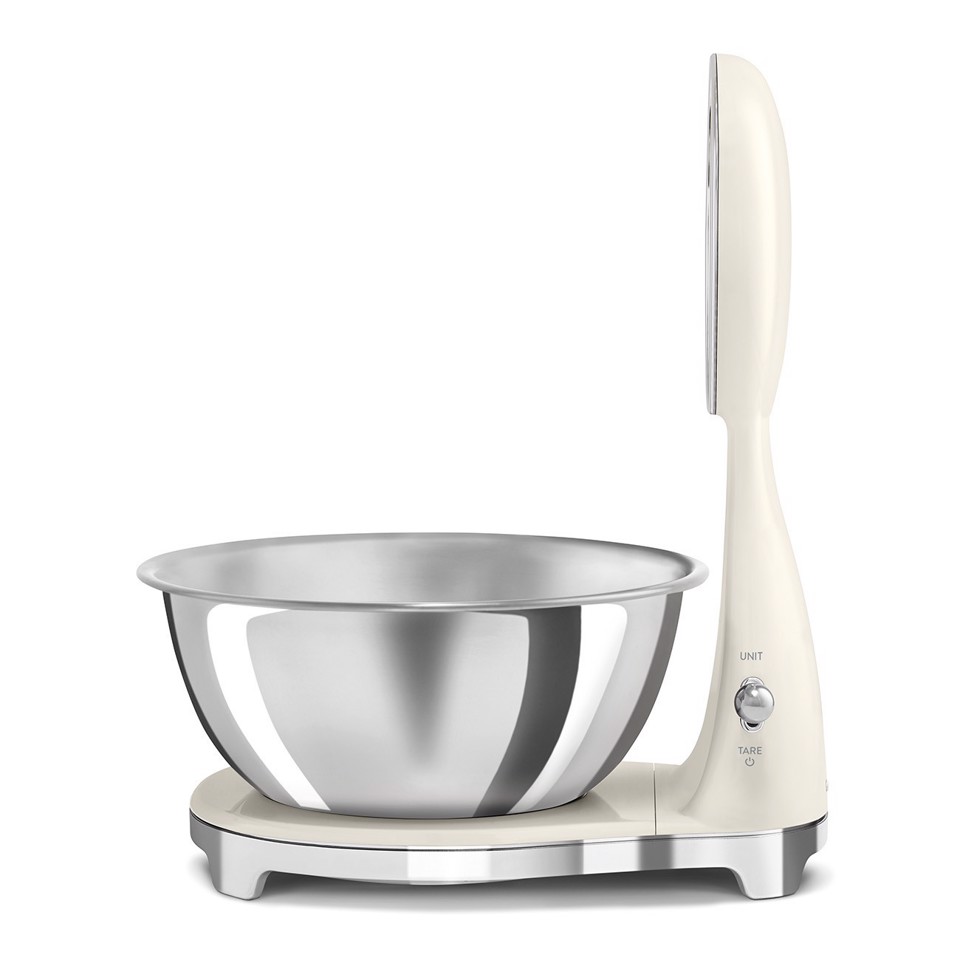 Smeg KSF01CRWW bilancia da cucina Crema Superficie piana Bilancia da cucina elettronica
