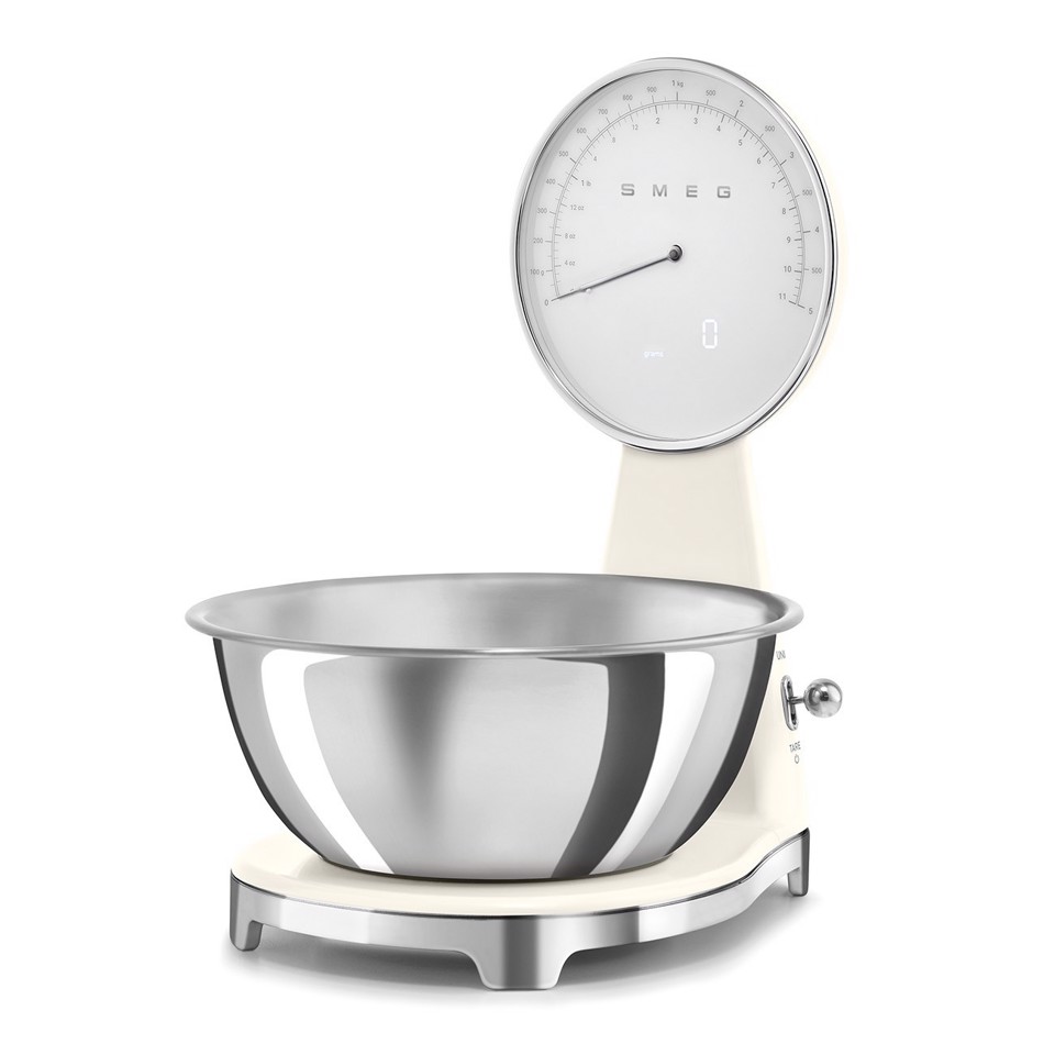 Smeg KSF01CRWW bilancia da cucina Crema Superficie piana Bilancia da cucina elettronica