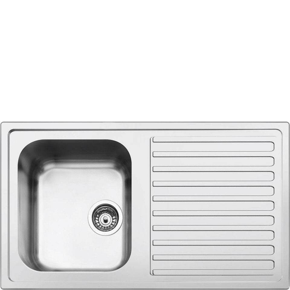 Smeg LLR861-2 lavello Lavello montato su piano Rettangolare Acciaio inox