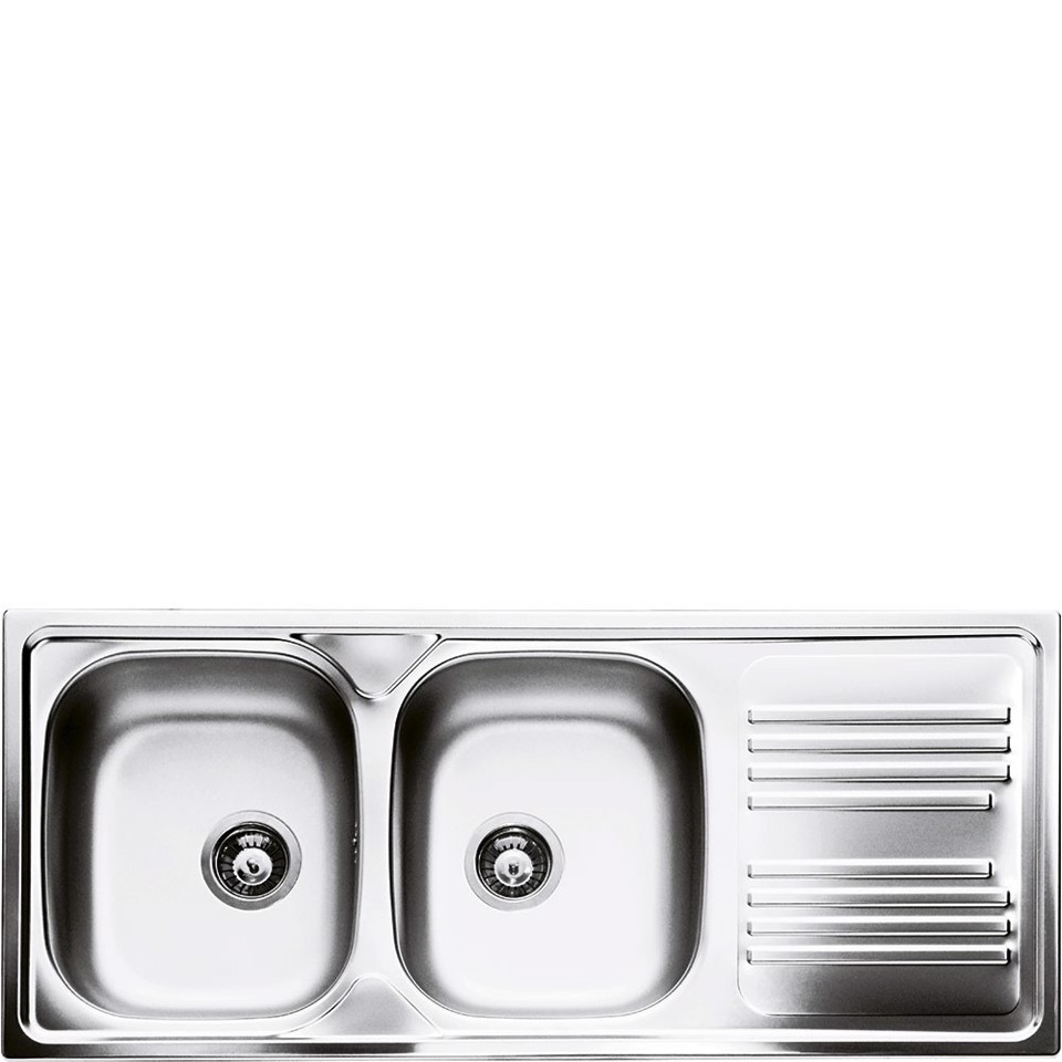 Smeg LYP116D lavello Lavello ad incasso Rettangolare Acciaio inossidabile Made in Italy