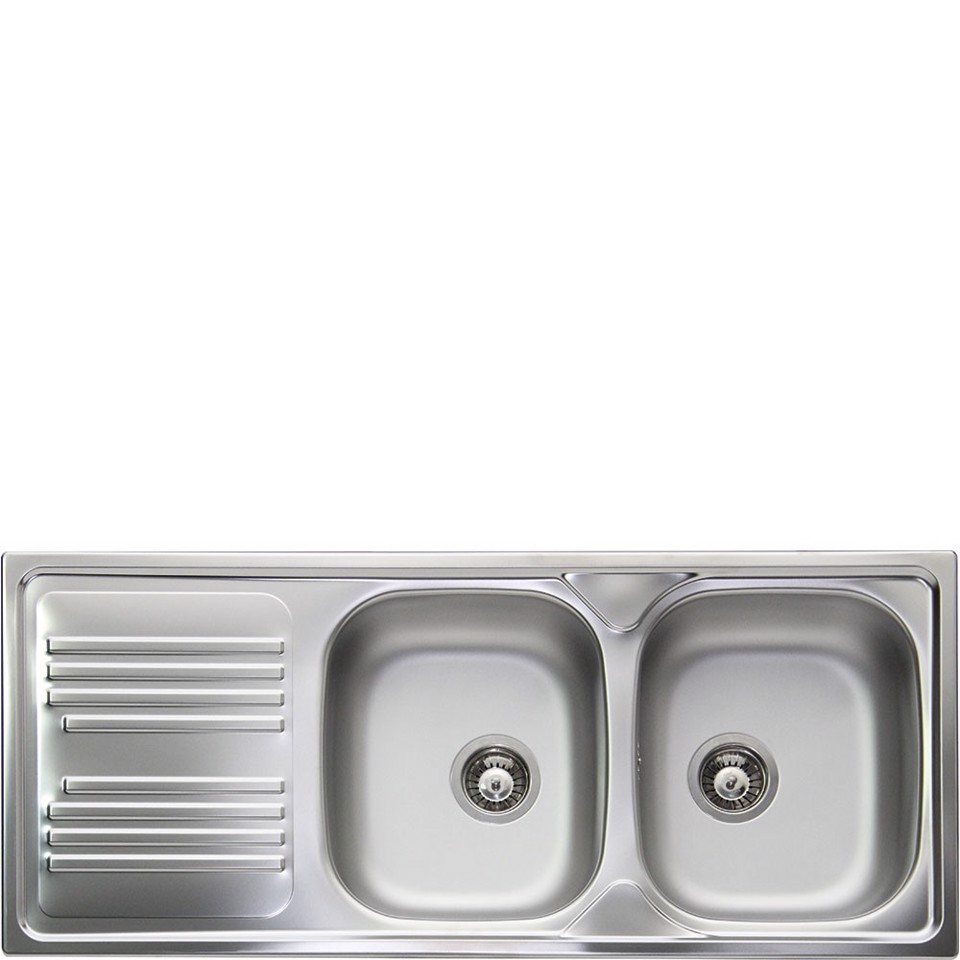 Smeg LYP116S lavello Lavello ad incasso Rettangolare Acciaio inossidabile Made in Italy