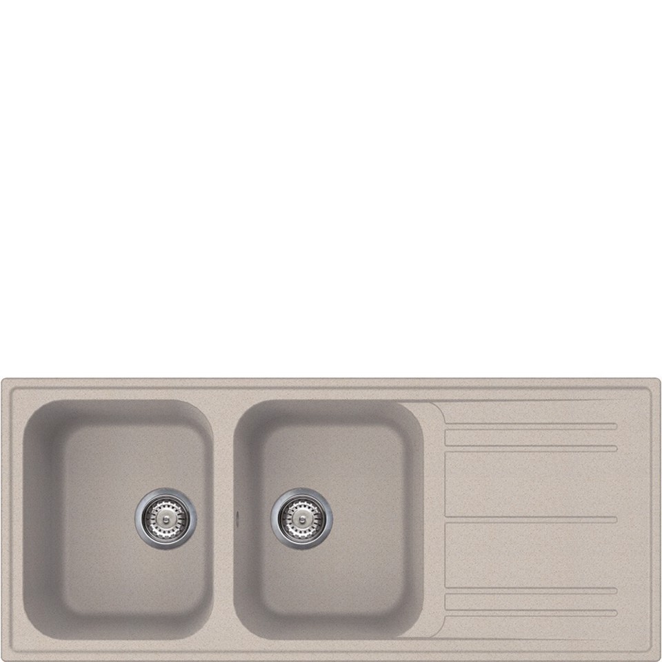 Smeg LZ116AV2 lavello Lavello ad incasso Rettangolare Granito Made in Italy