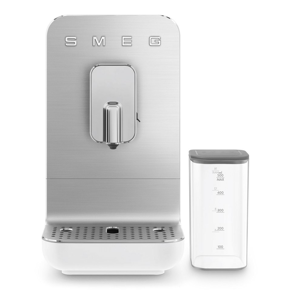Smeg Macchina da Caffè Automatica con sistema latte Collezione Aesthetic – Bianco – BCC13WHMEU