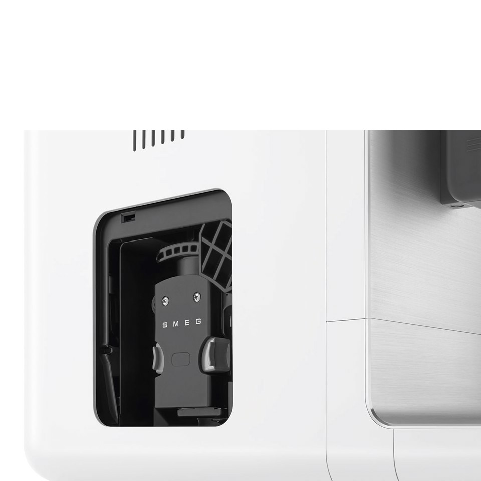 Smeg Macchina da Caffè Automatica con sistema latte Collezione Aesthetic – Bianco – BCC13WHMEU