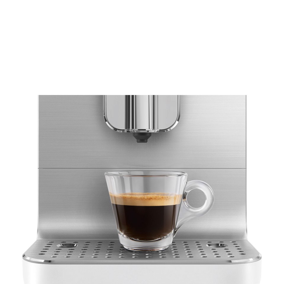 Smeg Macchina da Caffè Automatica con sistema latte Collezione Aesthetic – Bianco – BCC13WHMEU
