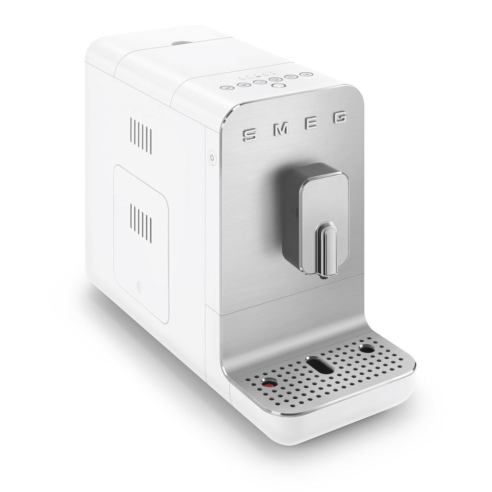 Smeg Macchina da Caffè Automatica con sistema latte Collezione Aesthetic – Bianco – BCC13WHMEU