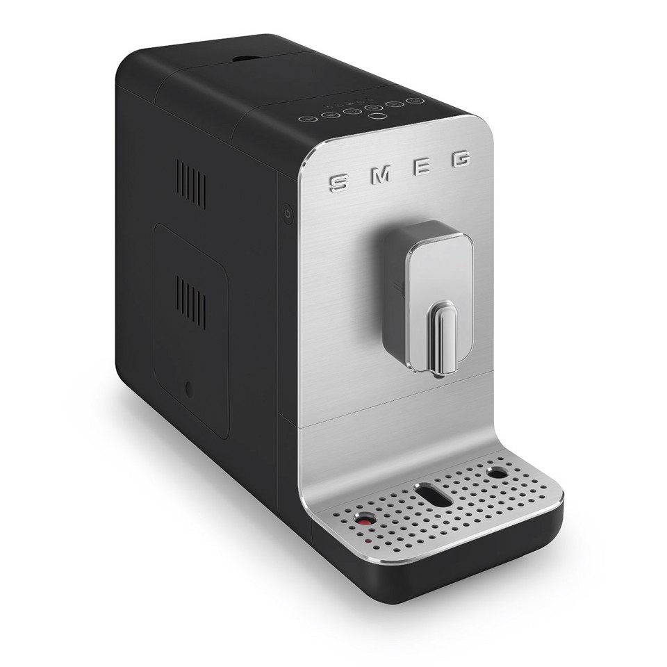 Smeg Macchina da Caffè Automatica con sistema latte Collezione Aesthetic – Nero – BCC13BLMEU