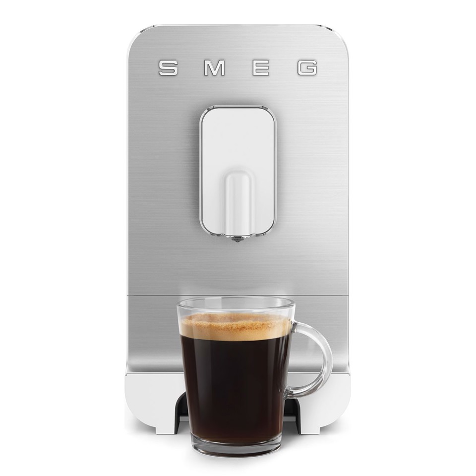 Smeg Macchina da Caffè Automatica lancia vapore Collezione Aesthetic – Bianco – BCC11WHMEU