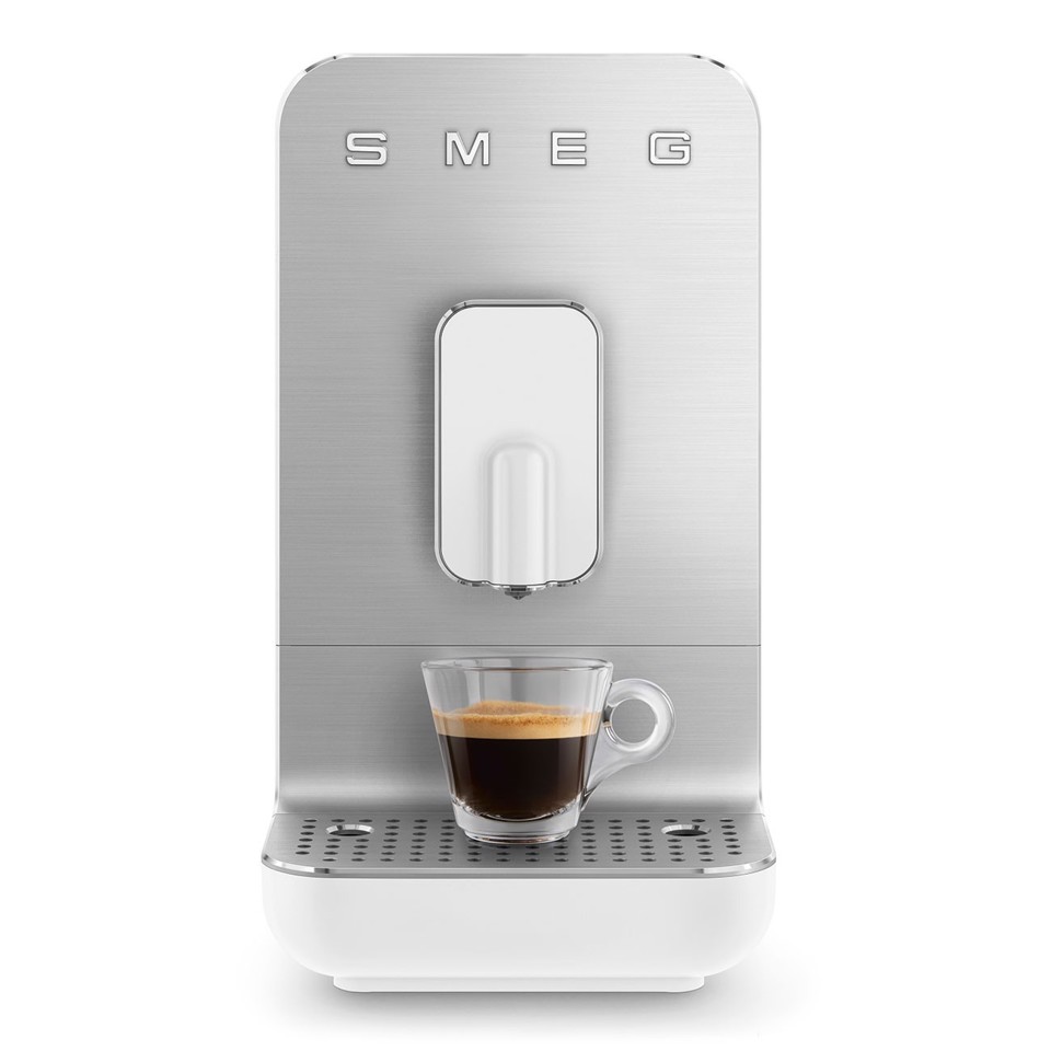 Smeg Macchina da Caffè Automatica lancia vapore Collezione Aesthetic – Bianco – BCC11WHMEU