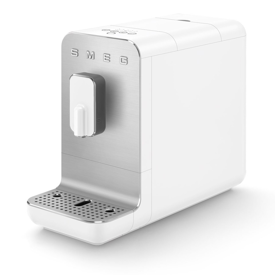Smeg Macchina da Caffè Automatica lancia vapore Collezione Aesthetic – Bianco – BCC11WHMEU
