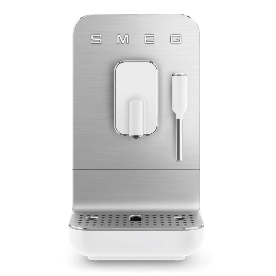 Smeg Macchina da Caffè Automatica lancia vapore Collezione Aesthetic – Bianco – BCC12WHMEU