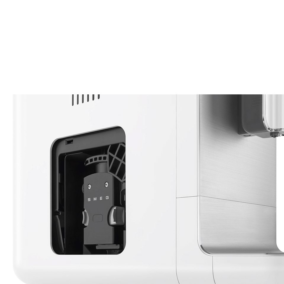 Smeg Macchina da Caffè Automatica lancia vapore Collezione Aesthetic – Bianco – BCC12WHMEU