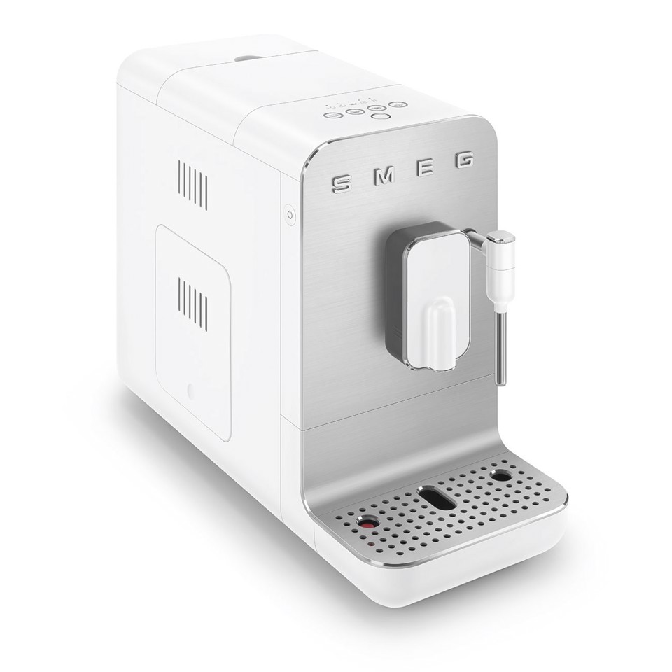 Smeg Macchina da Caffè Automatica lancia vapore Collezione Aesthetic – Bianco – BCC12WHMEU