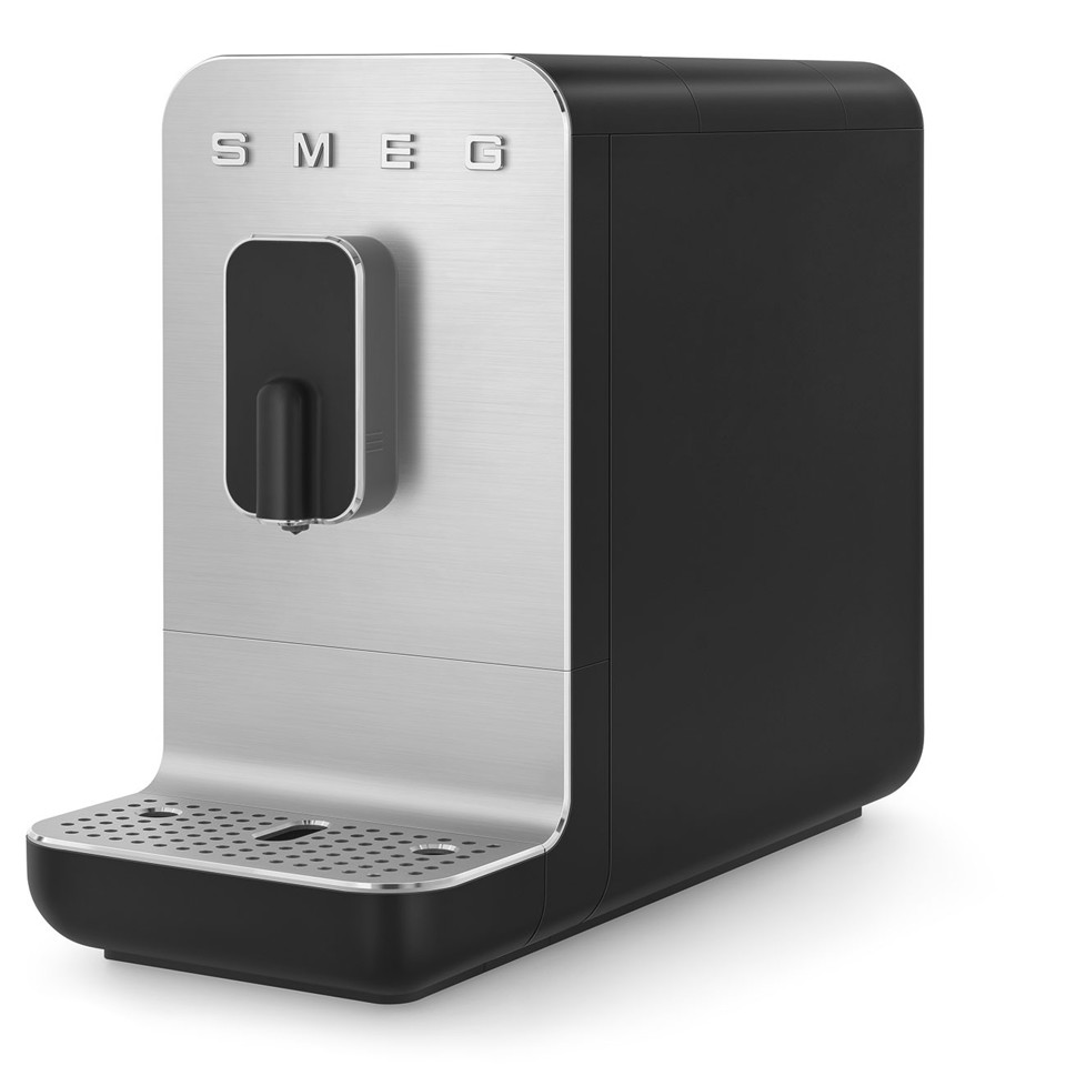 Smeg Macchina da Caffè Automatica lancia vapore Collezione Aesthetic – Nero – BCC11BLMEU