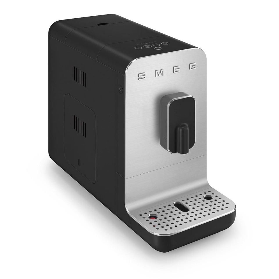 Smeg Macchina da Caffè Automatica lancia vapore Collezione Aesthetic – Nero – BCC11BLMEU