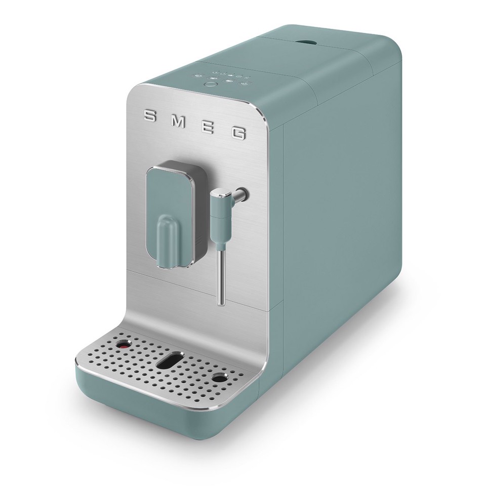 Smeg Macchina da Caffè Automatica lancia vapore Collezione Aesthetic – Verde Smeraldo – BCC12EGMEU