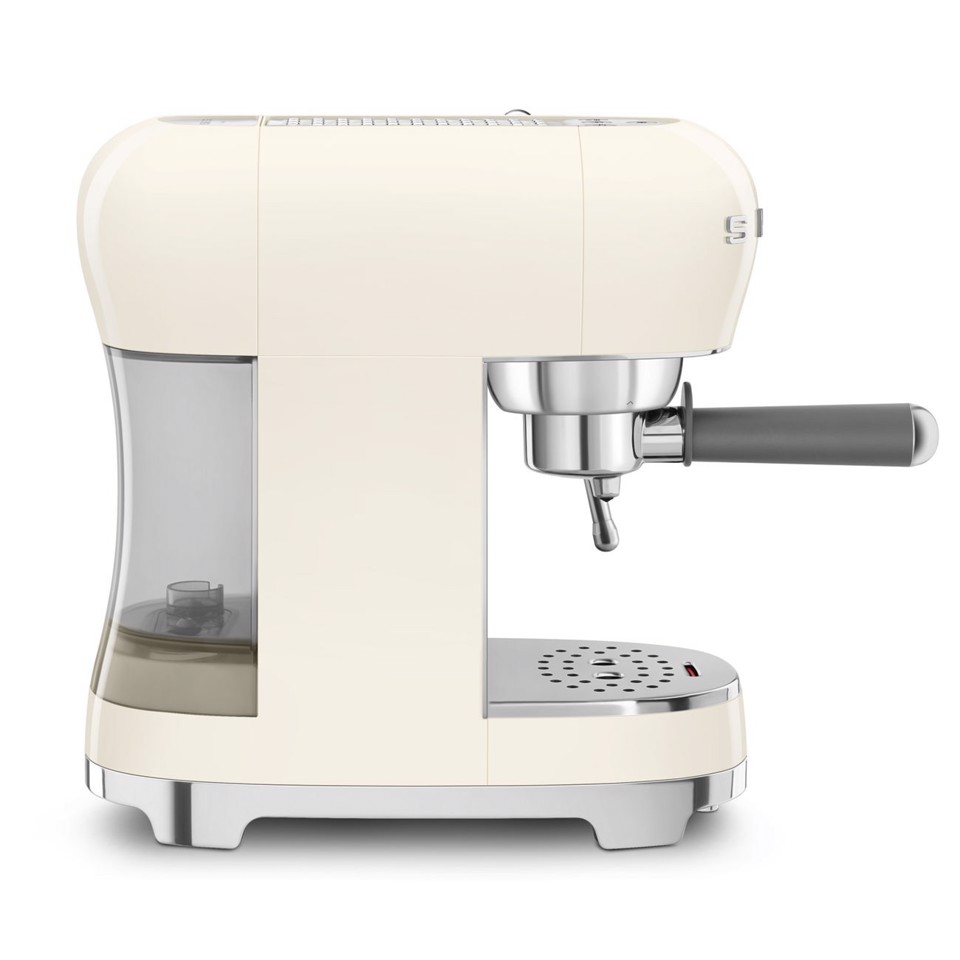 Smeg Macchina da Caffè Espresso Manuale 50's Style – Panna LUCIDO – ECF02CREU