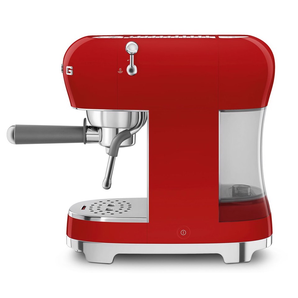 Smeg Macchina da Caffè Espresso Manuale 50's Style – Rosso LUCIDO – ECF02RDEU