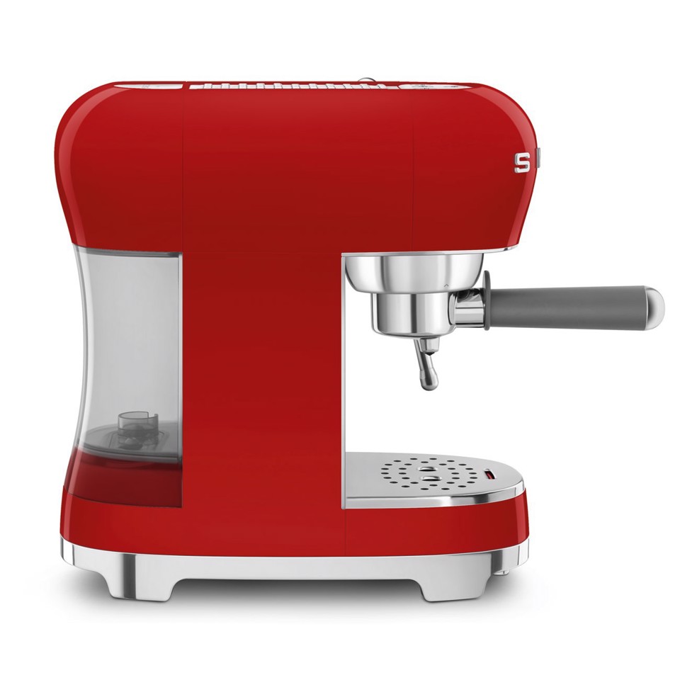 Smeg Macchina da Caffè Espresso Manuale 50's Style – Rosso LUCIDO – ECF02RDEU