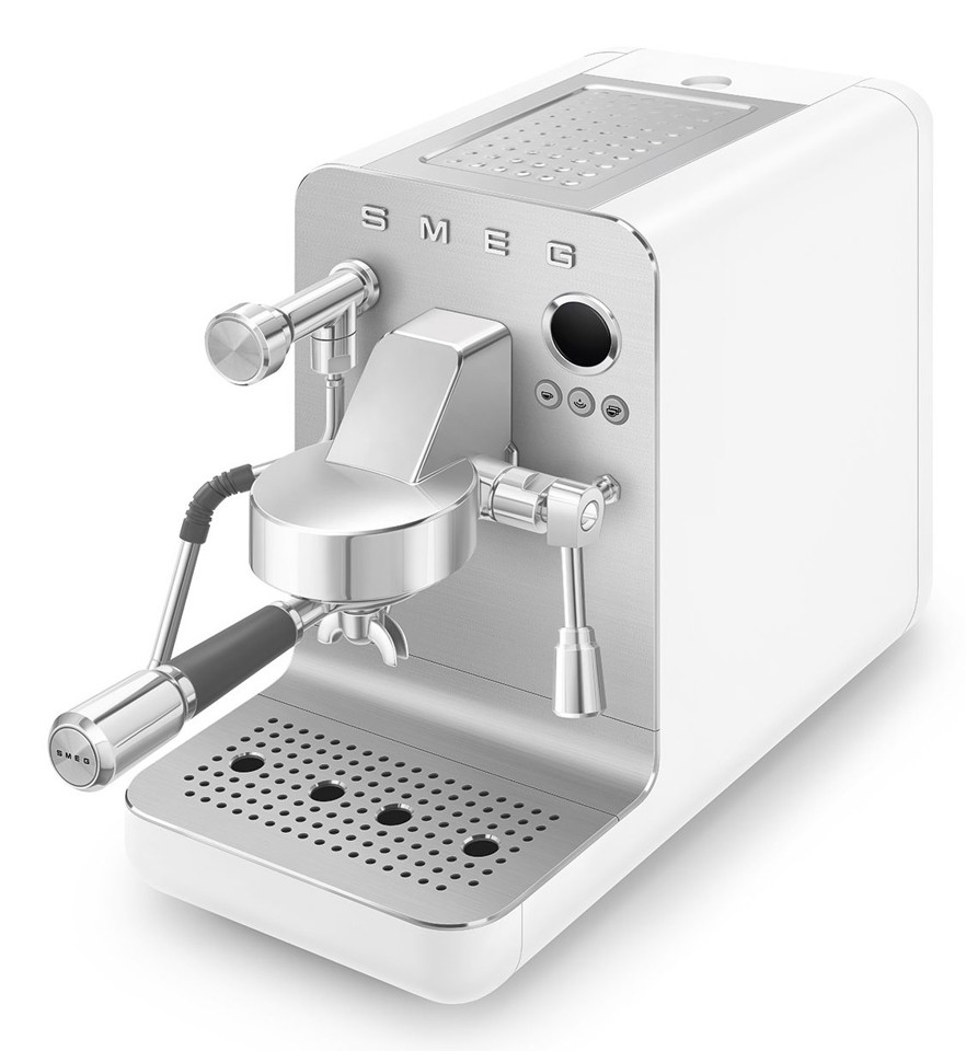 Smeg Macchina da caffè espresso Minipro Linea Collezione - Bianco Opaco - EMC02WHMEU