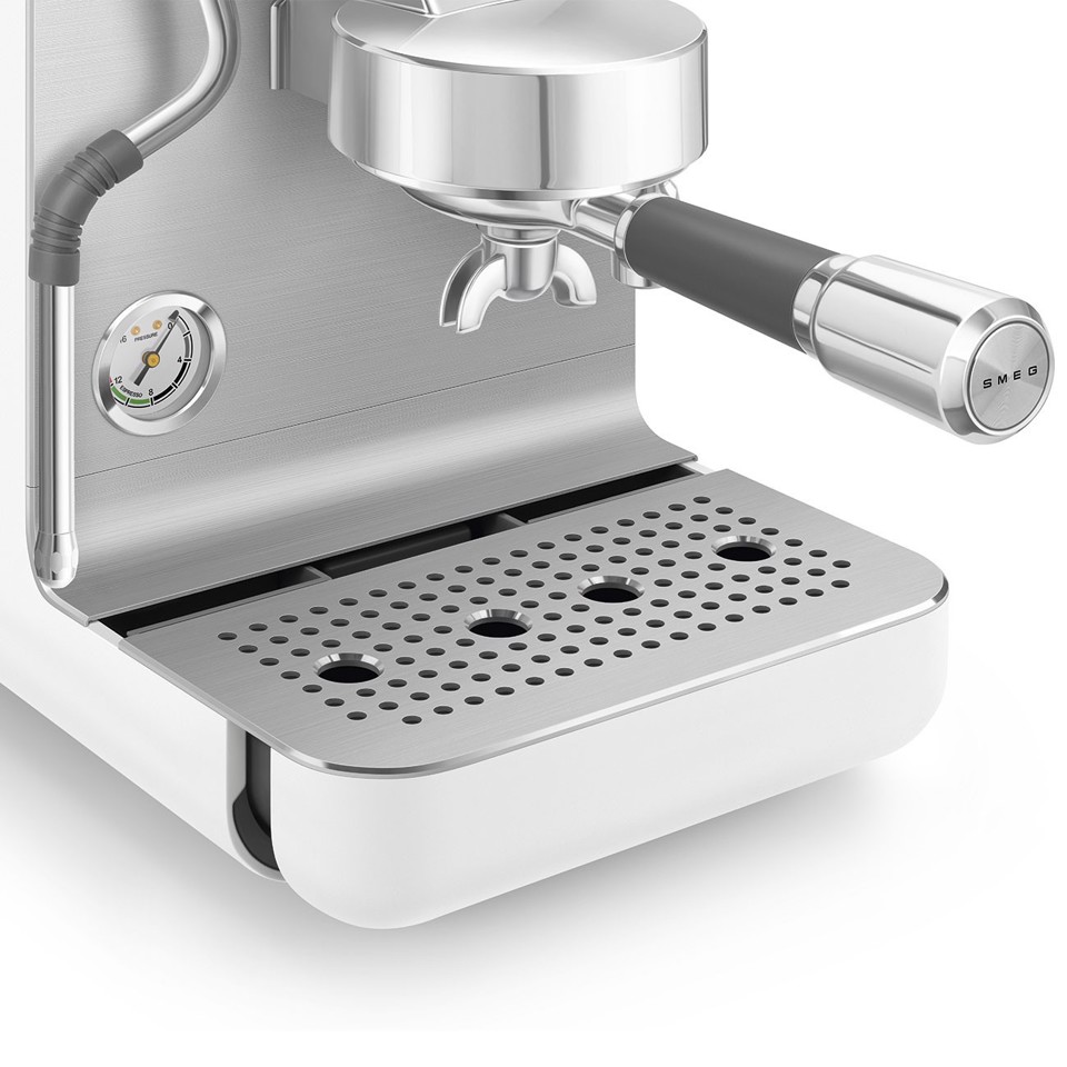 Smeg Macchina da caffè espresso Minipro Linea Collezione - Bianco Opaco - EMC02WHMEU