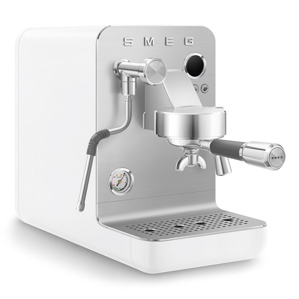 Smeg Macchina da caffè espresso Minipro Linea Collezione - Bianco Opaco - EMC02WHMEU