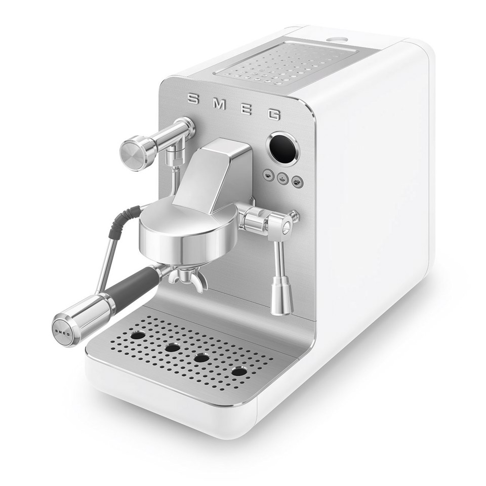 Smeg Macchina da caffè espresso Minipro Linea Collezione - Bianco Opaco - EMC02WHMEU