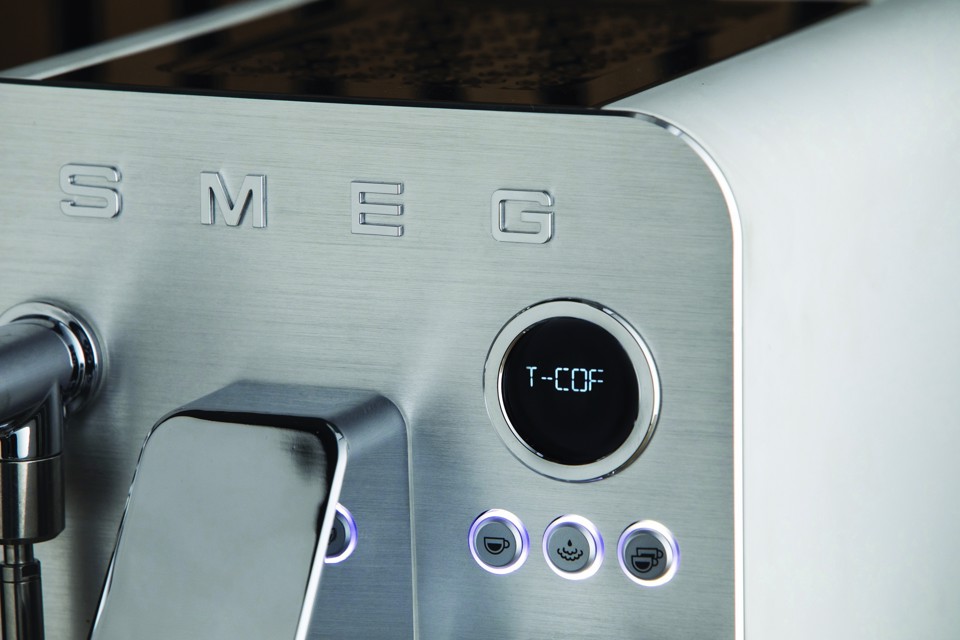 Smeg Macchina da caffè espresso Minipro Linea Collezione - Bianco Opaco - EMC02WHMEU
