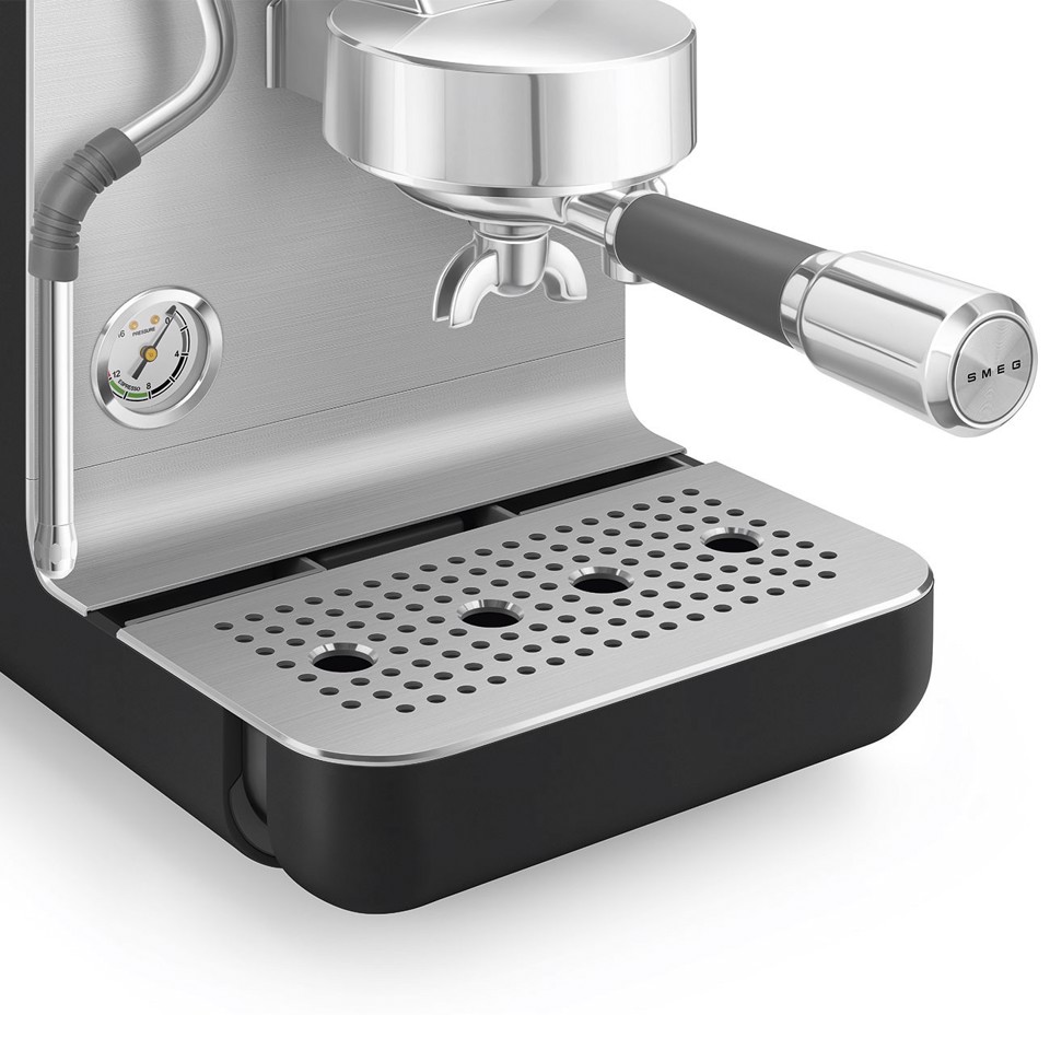 Smeg Macchina da caffè espresso Minipro Linea Collezione - Nero Opaco - EMC02BLMEU