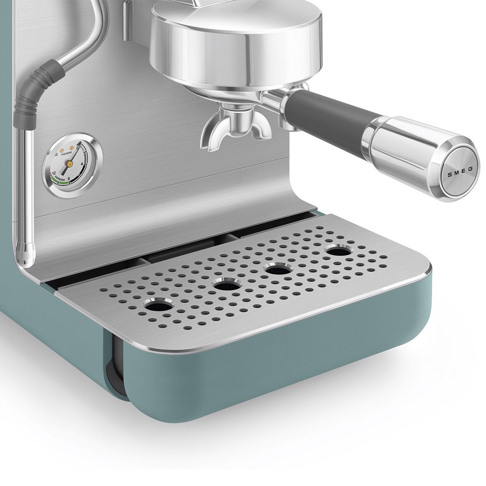 Smeg Macchina da caffè espresso Minipro Linea Collezione - Verde Smeraldo Opaco - EMC02EGMEU