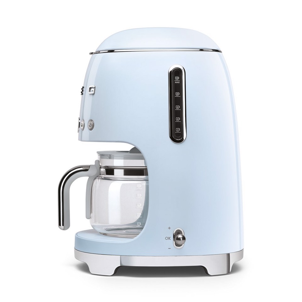 Smeg Macchina da Caffè Filtro 50's Style – Azzurro LUCIDO – DCF02PBEU