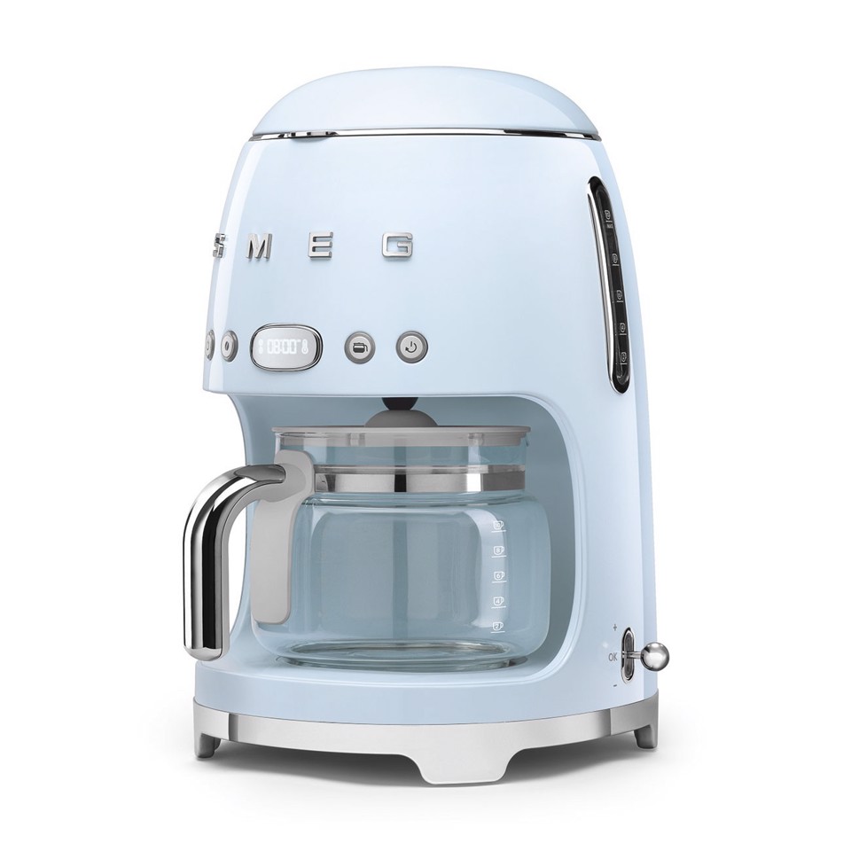 Smeg Macchina da Caffè Filtro 50's Style – Azzurro LUCIDO – DCF02PBEU
