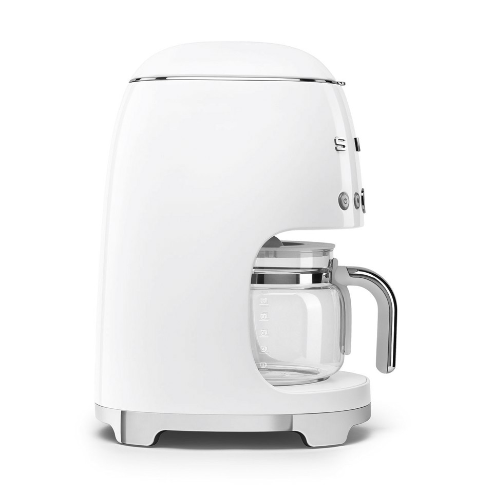 Smeg Macchina da Caffè Filtro 50's Style – Bianco LUCIDO – DCF02WHEU
