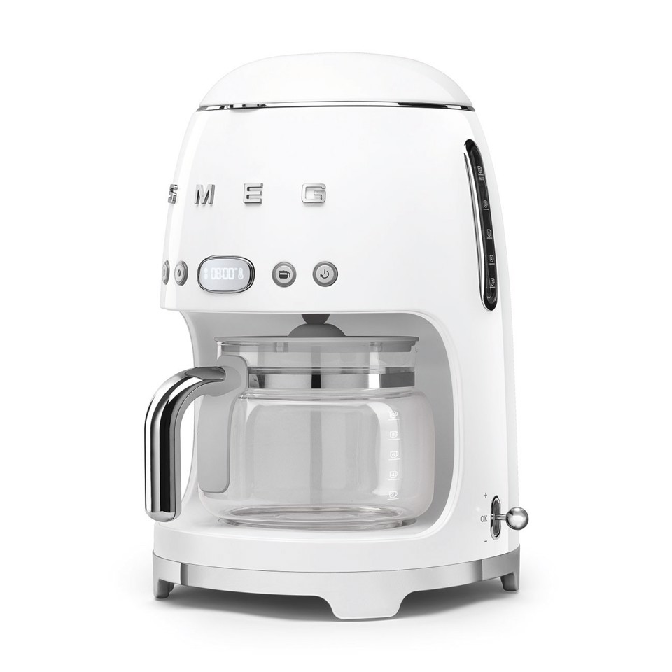 Smeg Macchina da Caffè Filtro 50's Style – Bianco LUCIDO – DCF02WHEU